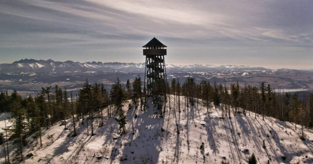 Wieża widokowa na Lubaniu (1211m)