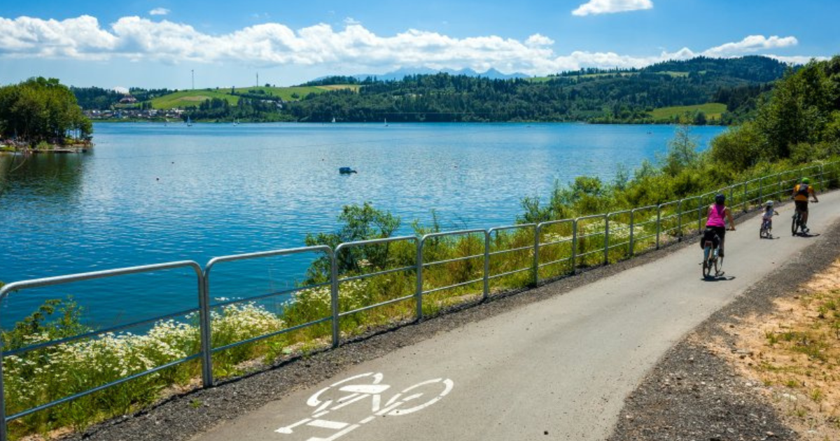 Jezioro i trasa rowerowa VeloCzorsztyn (44km)